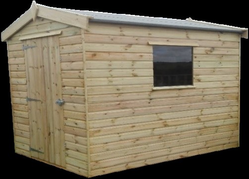 The 'Portishead' Shiplap, Apex or Pent Roof - Small to Medium Size Shed